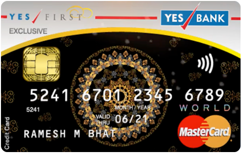 Yes Bank First Exclusive Credit Card