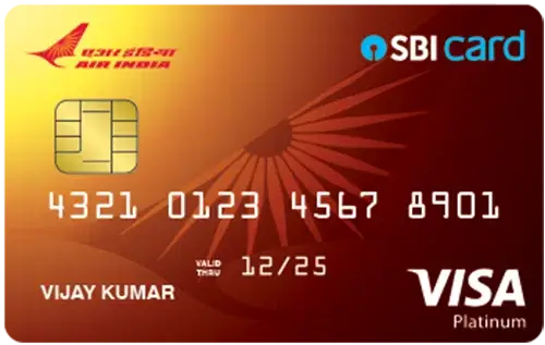 Air India SBI Platinum Credit Card