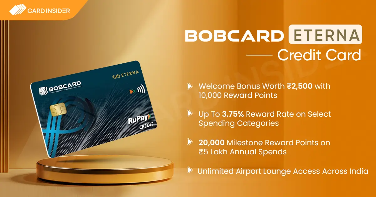 BOBCARD ETERNA Credit Card ETERNA Credit Card Features