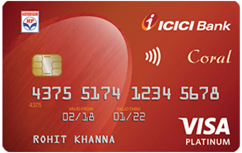 ICICI Bank HPCL Coral Credit Card
