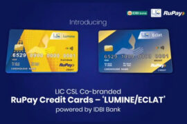 LIC IDBI Lumine and Eclat Rupay Credit Cards