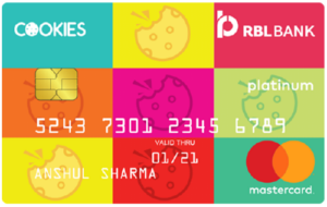 RBL Bank Cookies Credit Card
