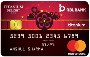 RBL Bank Titanium Delight Card