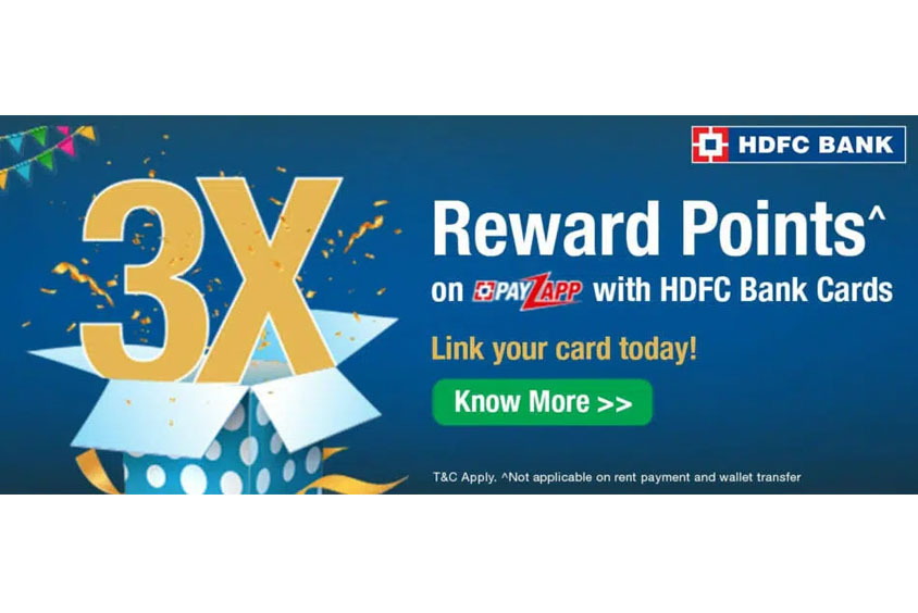 HDFC PayZapp Offer January 2022: Get 3x Reward Points on Credit Card Spends