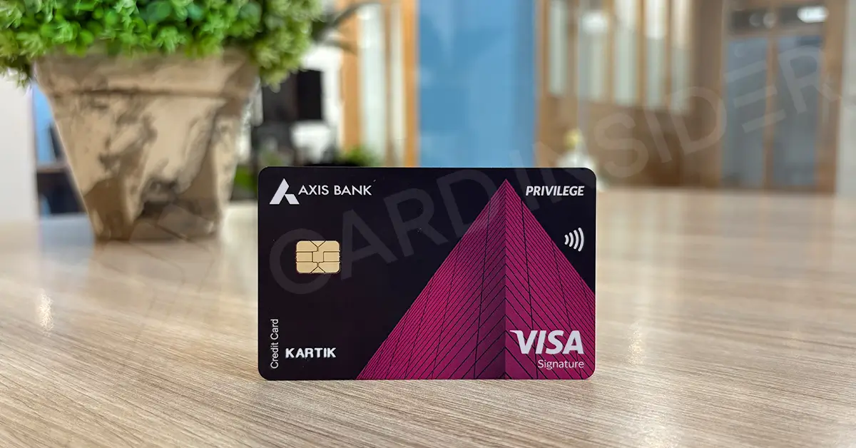 Axis Bank Privilege Credit Card Axis Bank Privilege Credit Card Review