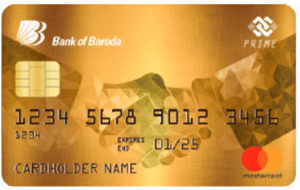 Bank of Baroda Prime Credit Card