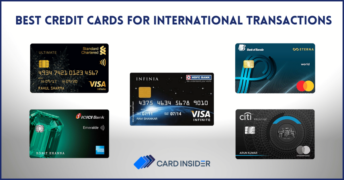 Which international card can be used in India?