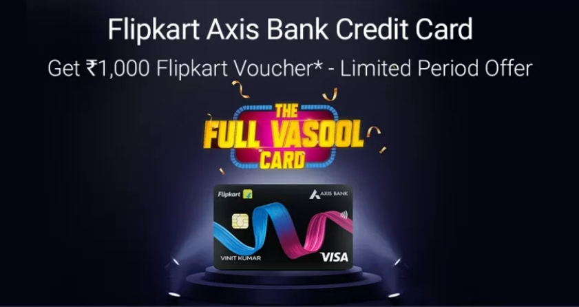 Flipkart Axis Bank Credit Card Visa Variant