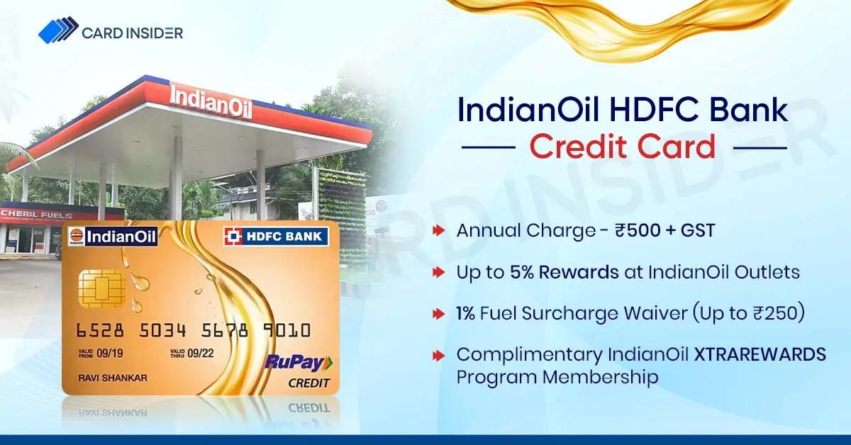 IndianOil HDFC Bank Credit Card IndianOil HDFC Credit Card Features