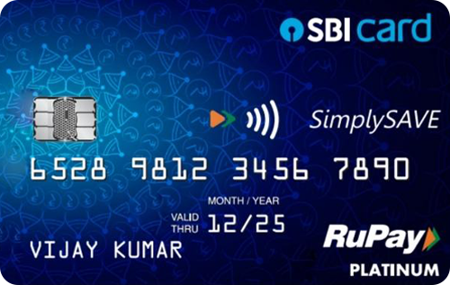 SBI SimplySAVE RuPay Credit Card