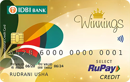 IDBI Bank Winnings RuPay Select Credit Card