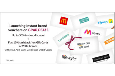 Instant Vouchers Axis Bank Credit Card Discount