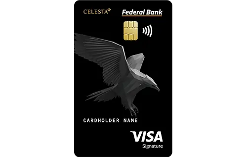 Best Federal Bank Credit Cards Federal Bank Visa Celesta Credit Card