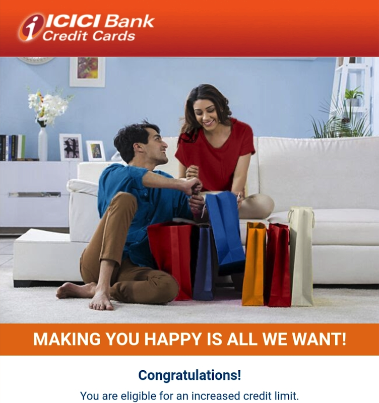 ICICI Amazon Pay Credit Limit Increase