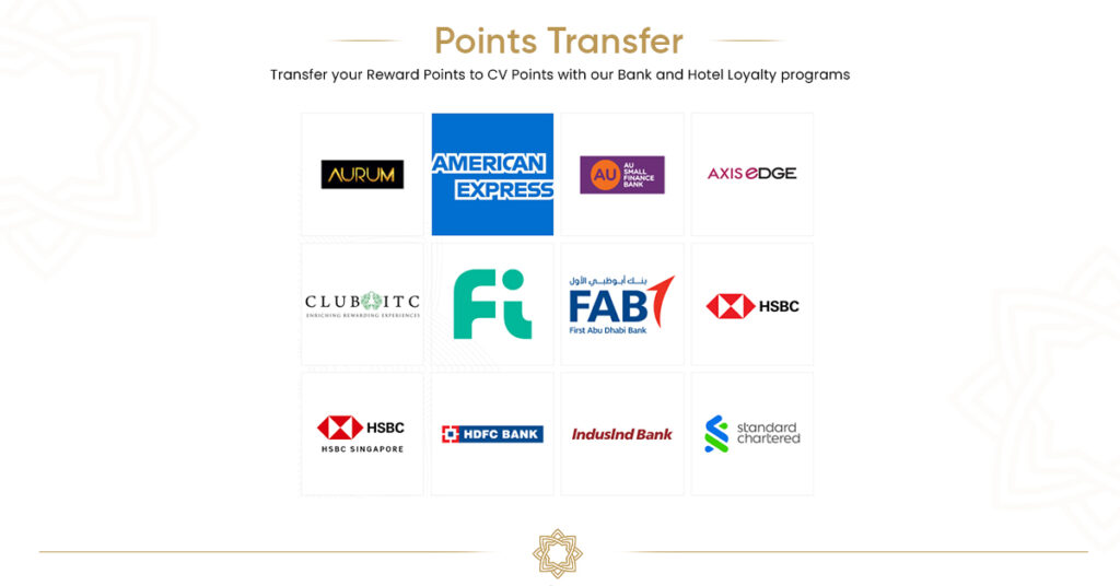point transfer partners and ratio