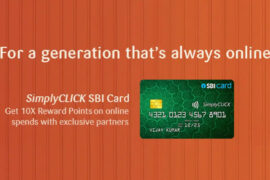 SBI SimplyCLICK Credit Card 10x reward points amazon offer