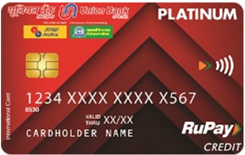 Union Paltinum RuPay Credit Card