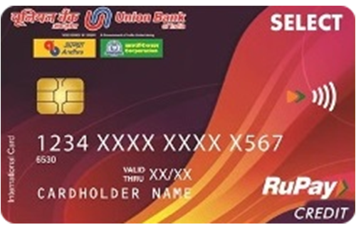 Union Select RuPay Credit Card