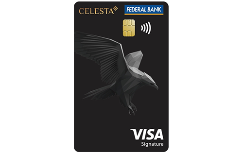 Federal Bank Visa Celesta Credit Card Feature