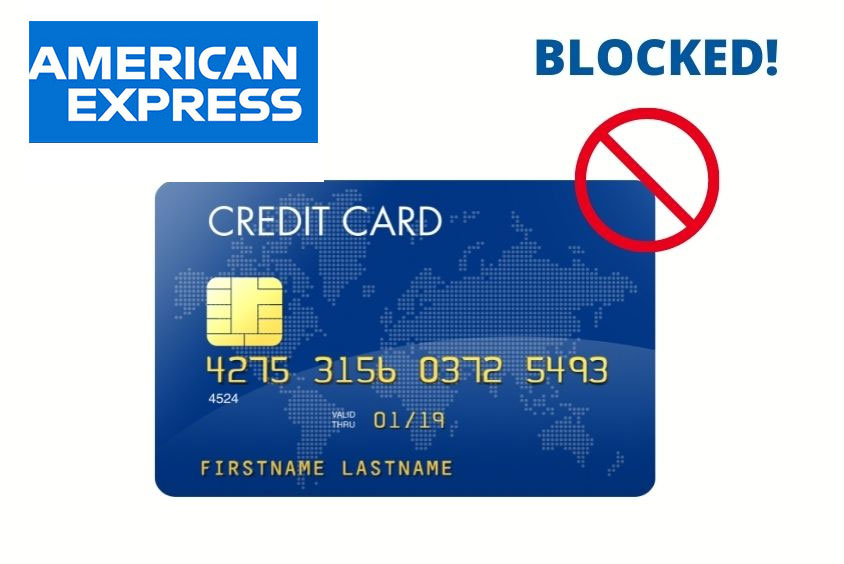 block American Express Credit Card and apply replacement