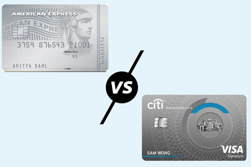 American Express Platinum Travel Credit Card vs Citibank PremierMiles Credit Card