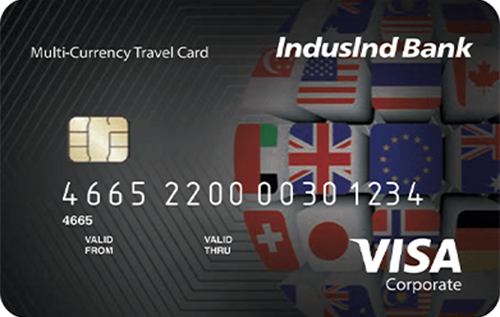 IndusInd Bank Multi-Currency Travel Card