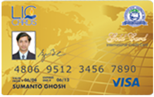 LIC Gold EMV Credit Card