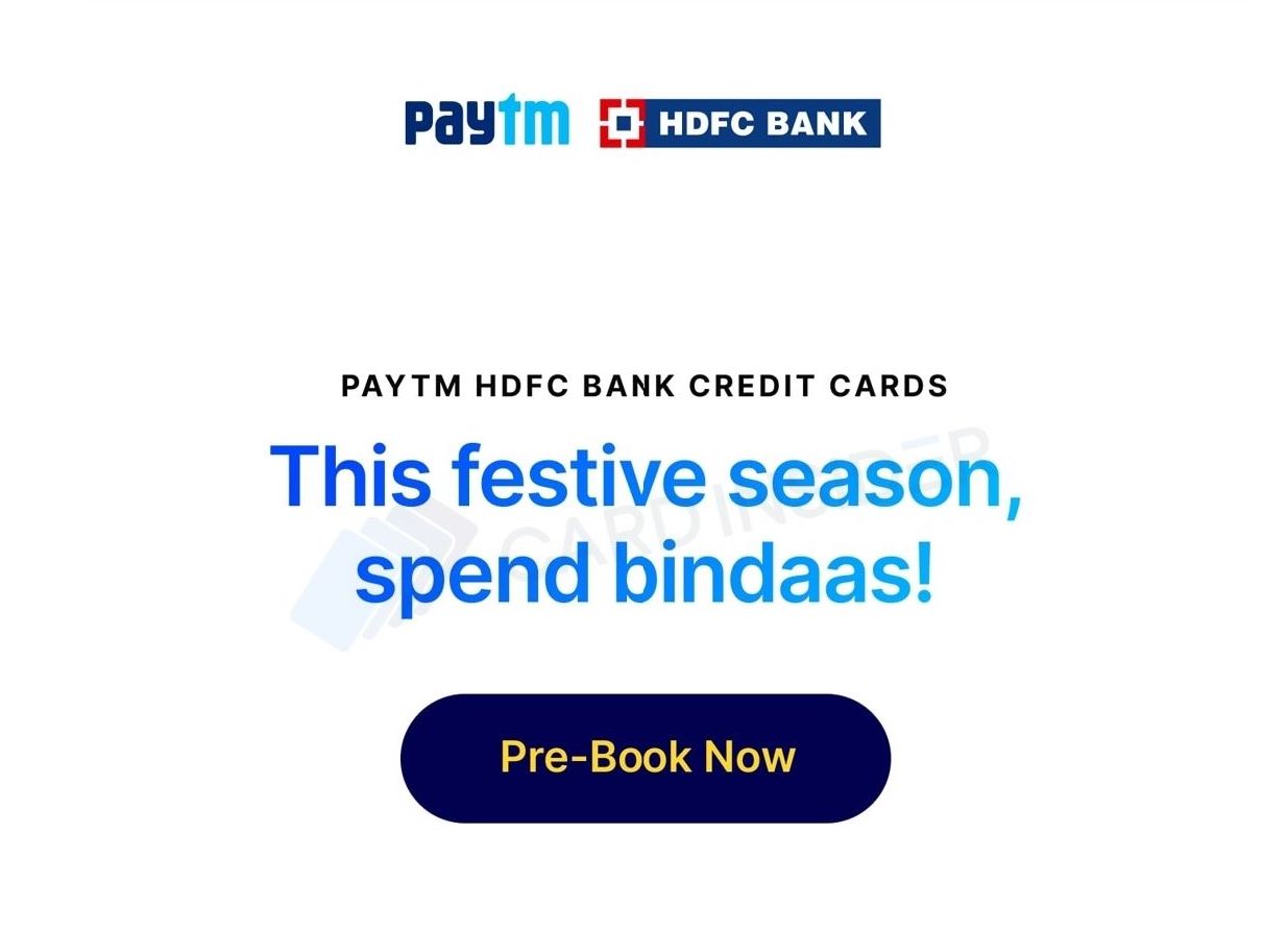 prebook Paytm HDFC Credit Card 2