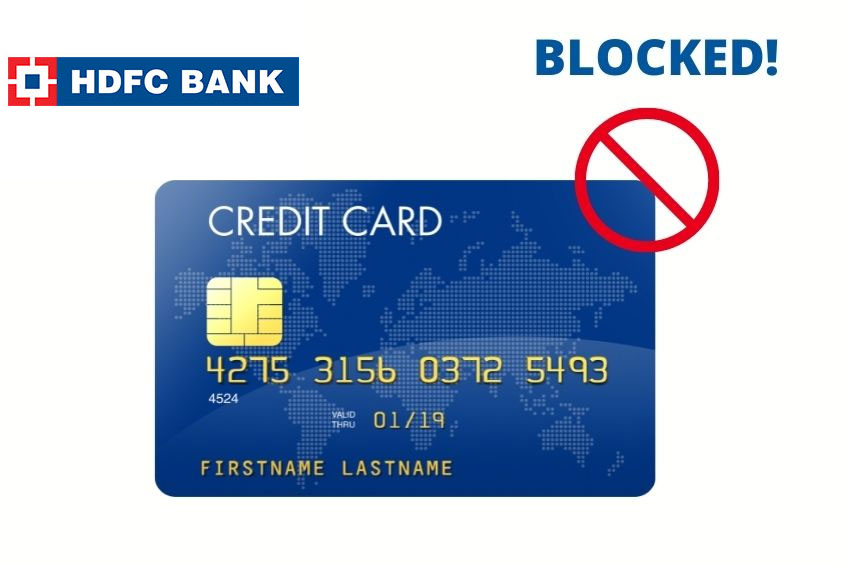 How to Block HDFC Credit Card & apply replacement