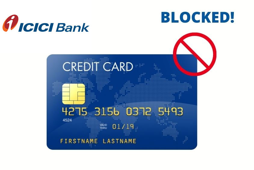 Block ICICI Bank credit card