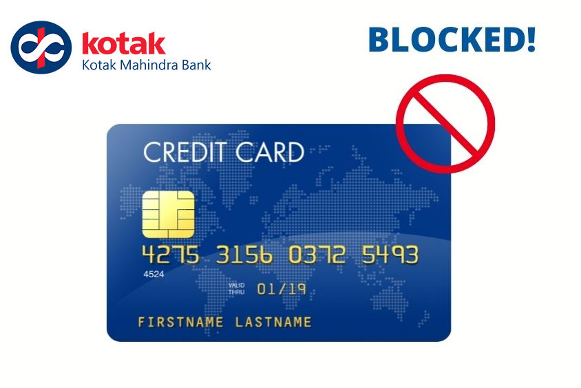 Block Kotak Mahindra credit card