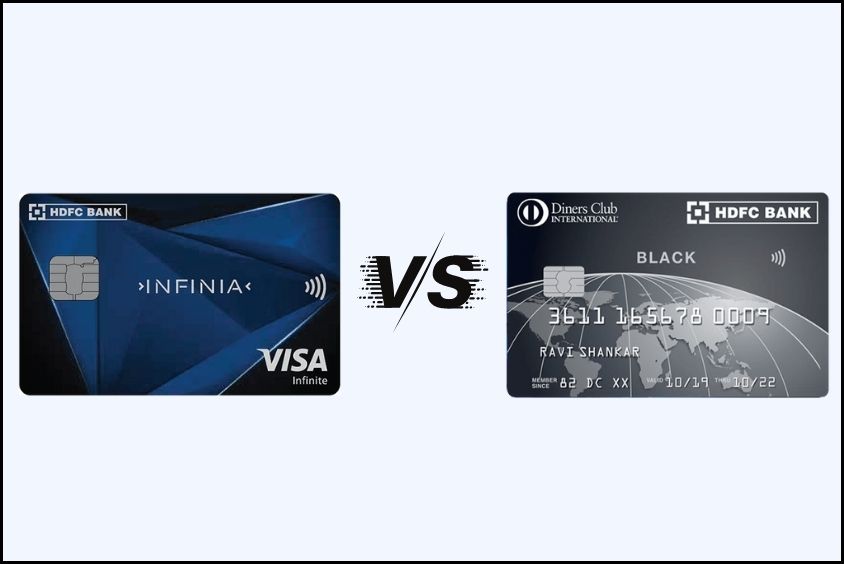 HDFC Infinia Metal Edition Credit Card vs HDFC Diners Club Black Credit Card