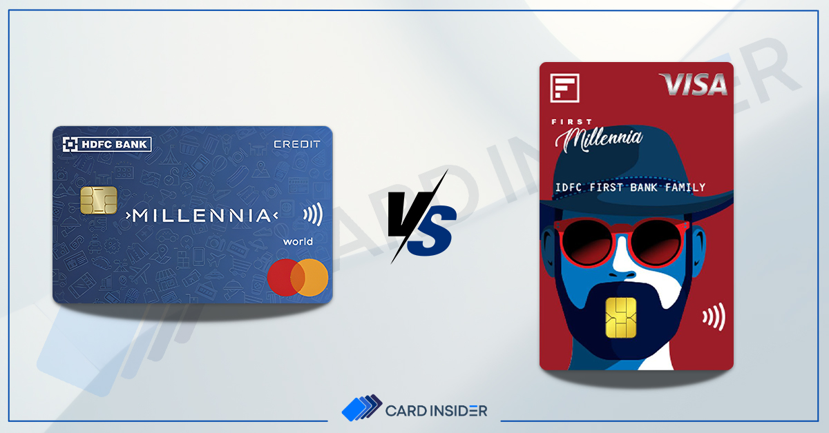 IDFC First Millennia Credit Card Vs HDFC Bank Millennia Credit Card