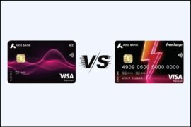 Axis Bank Ace Credit Card vs Axis Bank Freecharge Credit Card