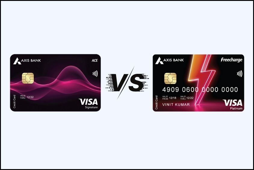 Axis Bank Ace vs Freecharge Credit Card