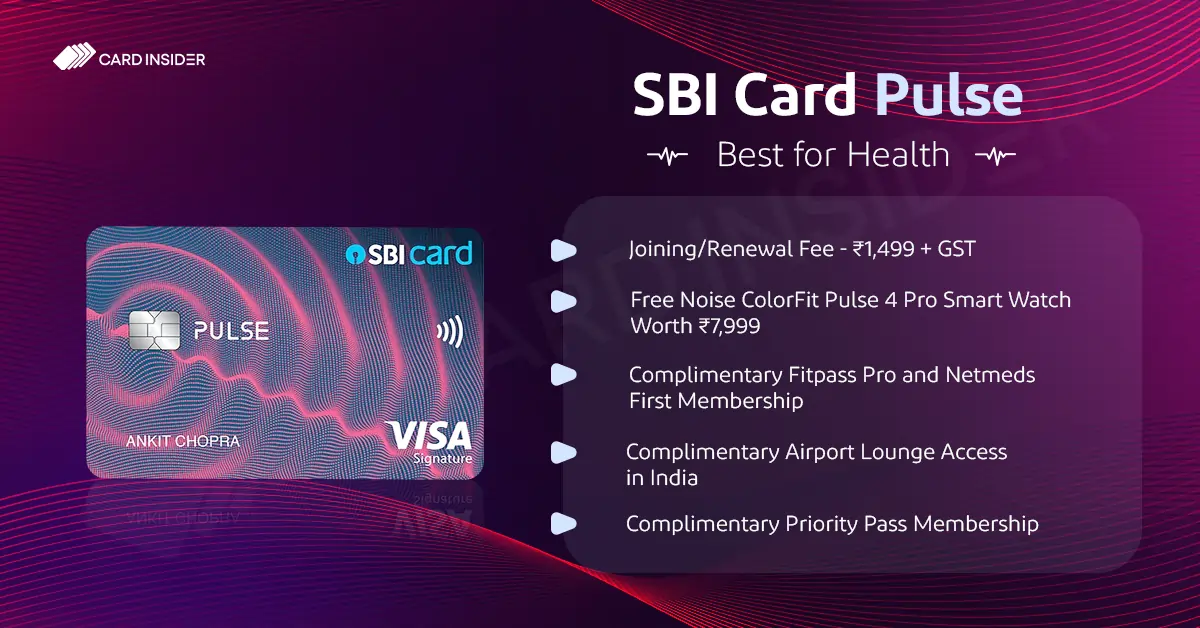 SBI Card Pulse Benefits