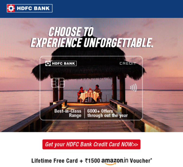 HDFC Credit Card Lifetime Free - Conditions and Methods