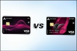 Comparison between Axis Bank ACE & Axis Bank My Zone Credit Card