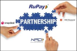 Snapdeal, BoB Financial & NPCI Partnered To Launch Contactless RuPay Credit Card