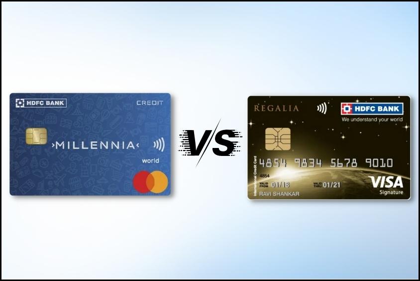 HDFC Millennia Credit Card vs Regalia First Credit Card