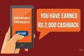 Get Up To Rs. 2,000 Cashback On Insurance Payments Using Your ICICI Bank AmEx Credit Cards