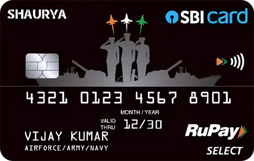 Best SBI Credit Cards Shaurya Select SBI Credit Card