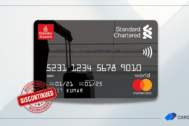 Standard Chartered Emirates Skywards Credit Card Discontinued