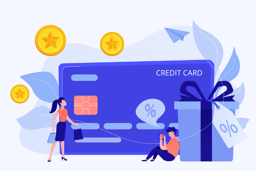 use reward points earned through multiple credit cards