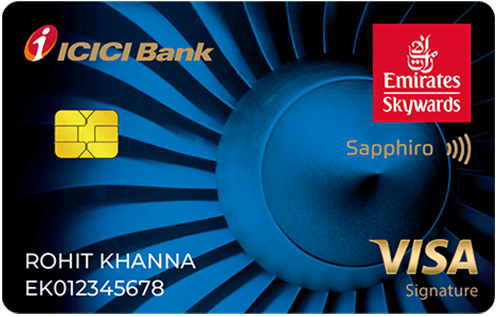 Emirates Skywards ICICI Sapphiro Credit Card