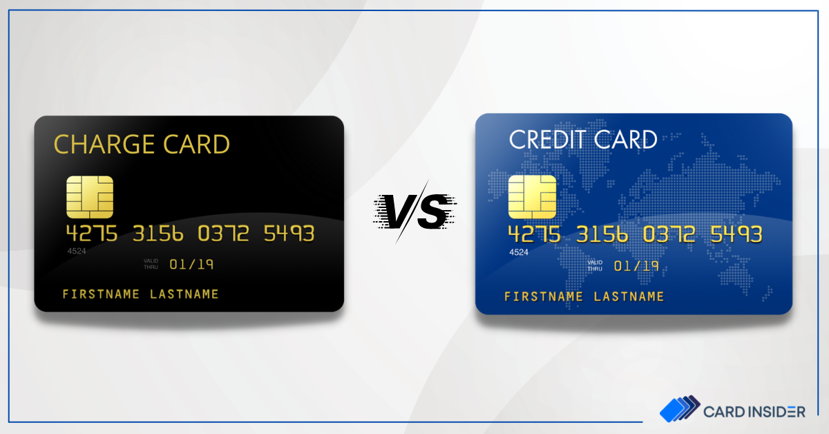 Credit Card Vs Charge Card Card