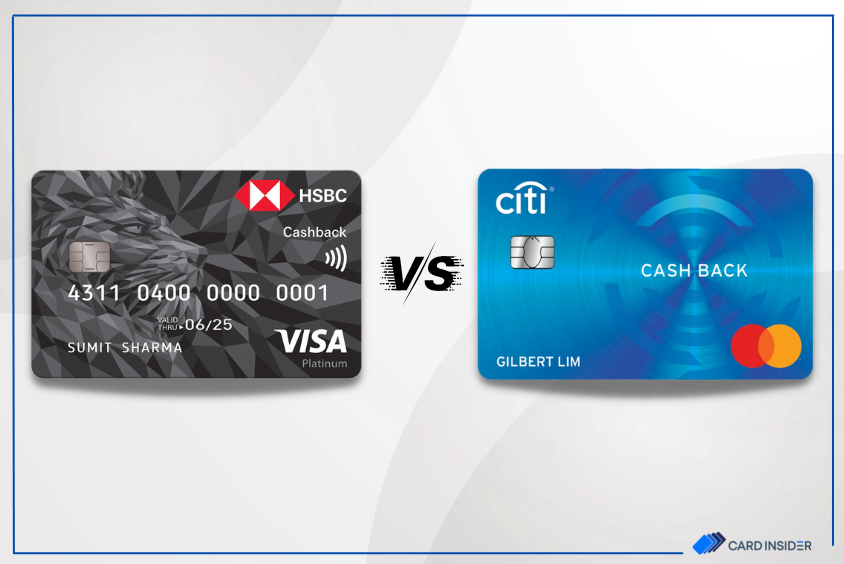 HSBC Cashback Credit Card vs Citi Cashback Credit Card Featured