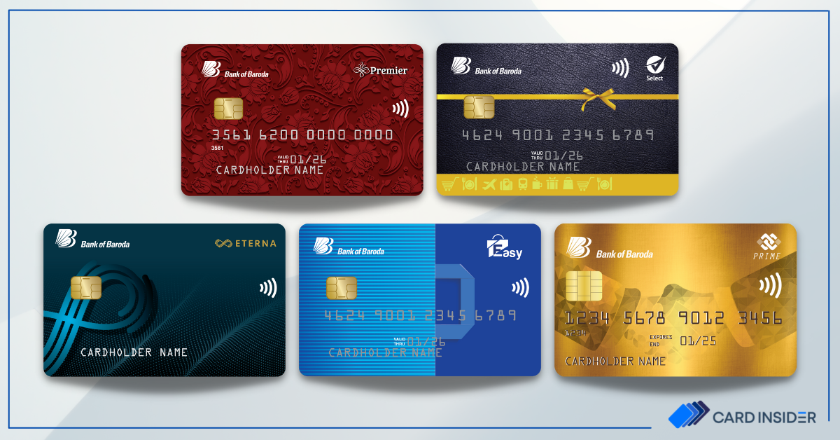 Bank of Baroda credit cards