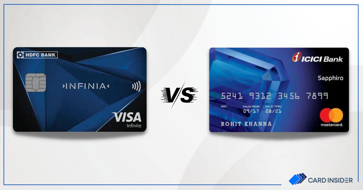 hdfc infinia vs sapphiro credit card