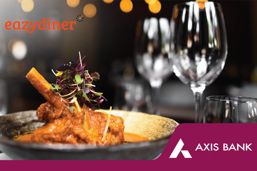 axis bank partners with eazydiner featured